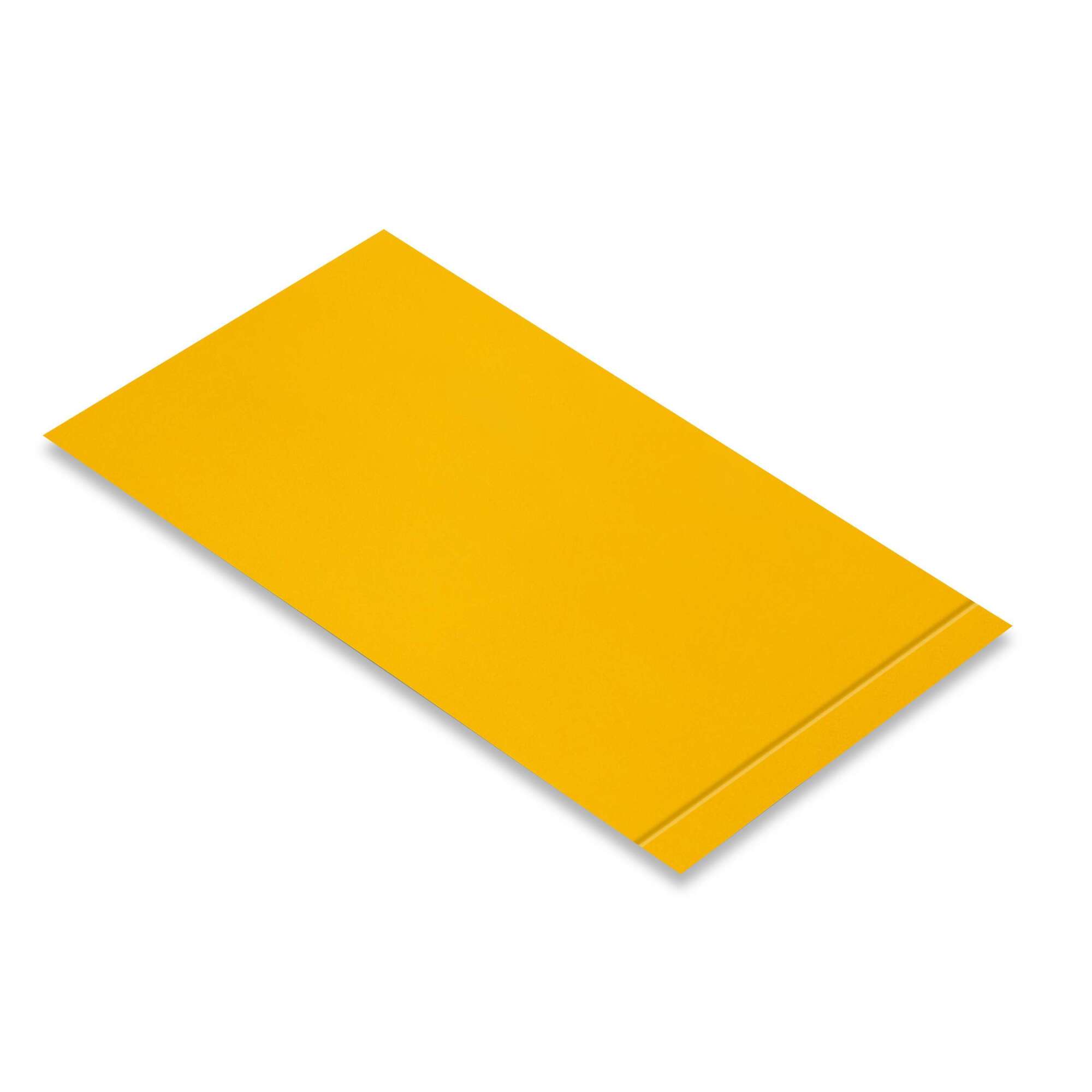Mighty Line Yellow Safety Floor Tape Segments — 4in. x 10in., Peel and Stick, 50 Mil Thick, 100 Pk., Model# 4STRIPY10